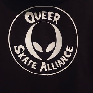 Vans Skate Hoodie Unisex L ‘Queer Skate Alliance’